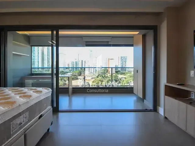 Apartamento com 41m² 1 quarto e 2 banheiros, à venda, no bairro Brooklin Paulista em São Paulo