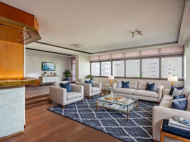 Foto do Apartamento - Apartamento para venda em Campo Belo com 4 quartos, sendo 2 suítes , 253m² | Correteria Imóveis