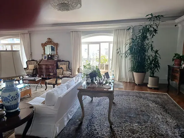 Apartamento com 609m² 5 quartos e 5 banheiros, à venda, no bairro Cerqueira César em São Paulo