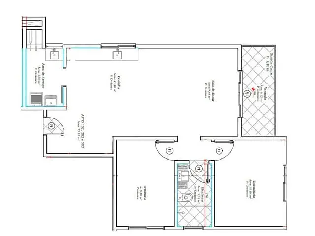 Apartamento com 158m² 2 quartos e 1 banheiro, à venda, no bairro Primavera em Concórdia