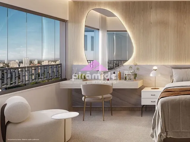 Apartamento com 76m² 2 quartos e 3 banheiros, à venda, no bairro Vila Adyana em São José dos Campos