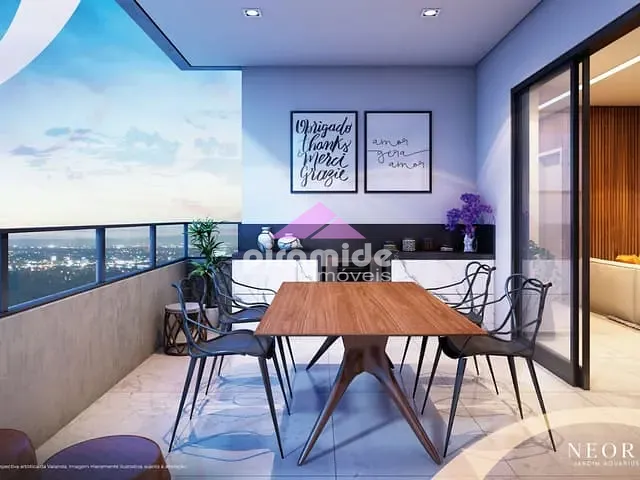 Apartamento com 87m² 3 quartos e 2 banheiros, à venda, no bairro Jardim Aquarius em São José dos Campos