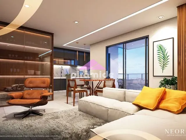 Apartamento com 87m² 3 quartos e 2 banheiros, à venda, no bairro Jardim Aquarius em São José dos Campos