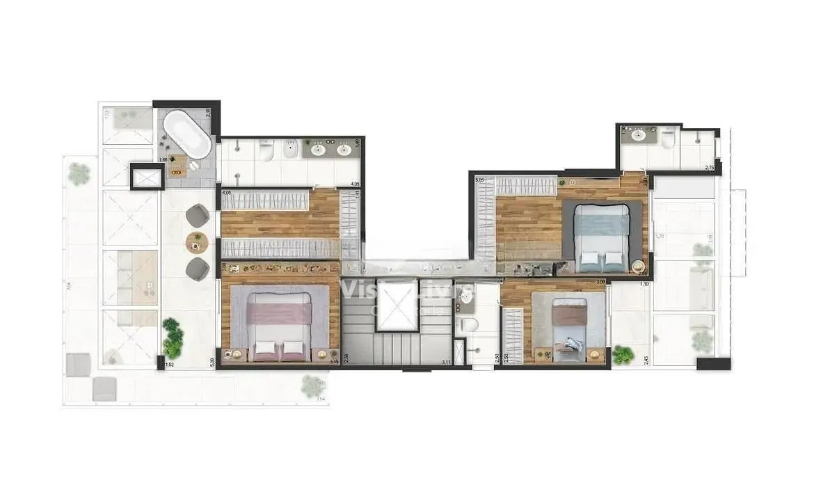 Apartamento, 3 quartos, 219 m² - Foto 43