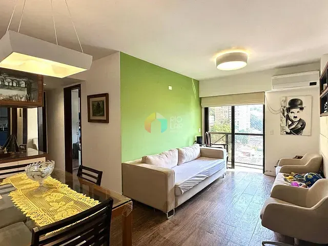 Apartamento com 90m² 2 quartos e 3 banheiros, à venda, no bairro Botafogo em Rio de Janeiro