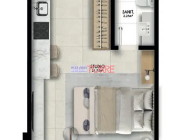 Apartamento 1 quarto e 1 banheiro, à venda, no bairro São Francisco em Ilhéus