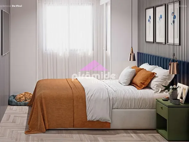 Apartamento com 66m² 2 quartos e 2 banheiros, à venda, no bairro Centro em São José dos Campos