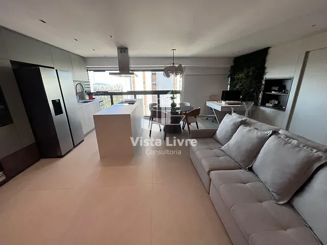 Apartamento com 70m² 1 quarto e 2 banheiros, à venda, no bairro Pinheiros em São Paulo