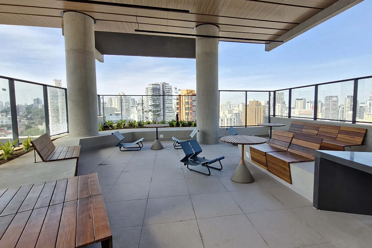 Apartamento para venda em Pinheiros com 1 quarto, sendo 1 suíte, 42m²