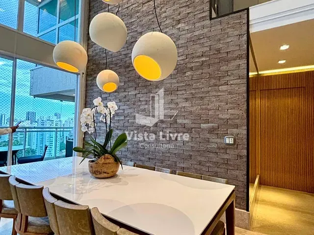 Apartamento com 210m² 3 quartos e 4 banheiros, à venda, no bairro Brooklin Paulista em São Paulo