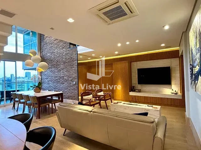 Apartamento com 210m² 3 quartos e 4 banheiros, à venda, no bairro Brooklin Paulista em São Paulo