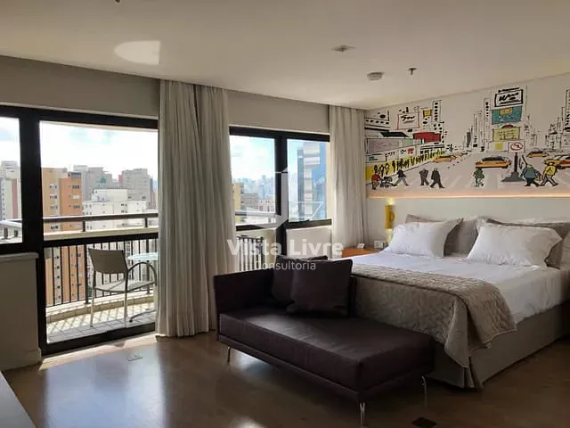 Studio com 36m² 1 quarto e 1 banheiro, à venda, no bairro Itaim Bibi em São Paulo