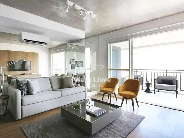 Apartamento com 70m² 1 quarto e 2 banheiros, à venda, no bairro Cidade Monções em São Paulo