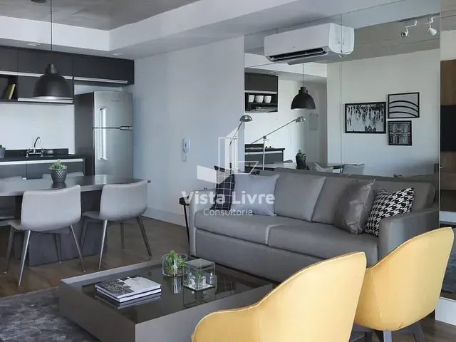 Apartamento com 70m² 1 quarto e 2 banheiros, à venda, no bairro Cidade Monções em São Paulo