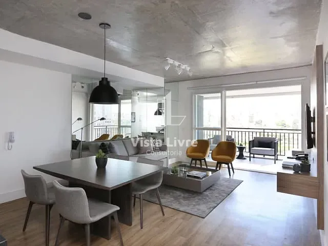 Apartamento com 70m² 1 quarto e 2 banheiros, à venda, no bairro Cidade Monções em São Paulo