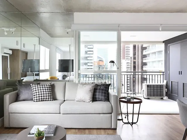 Studio com 63m² 1 quarto e 1 banheiro, à venda, no bairro Cidade Monções em São Paulo