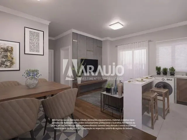 Apartamento com 102m² 3 quartos e 1 banheiro, à venda, no bairro Cordeiros em Itajaí