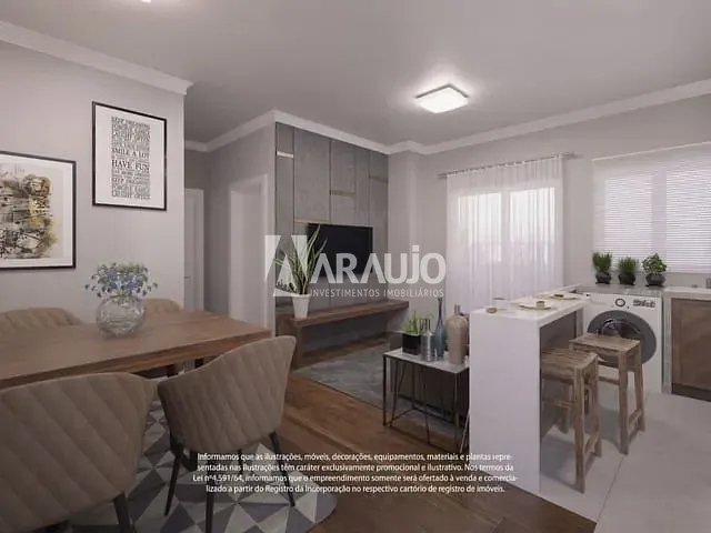 Apartamento 3 quartos e 1 banheiro, à venda, no bairro Cordeiros em Itajaí
