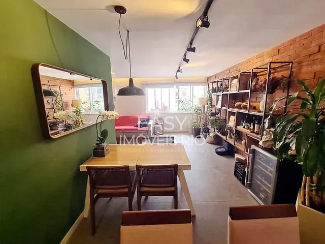 Apartamento com 69m² 2 quartos e 3 banheiros, à venda, no bairro Humaitá em Rio de Janeiro