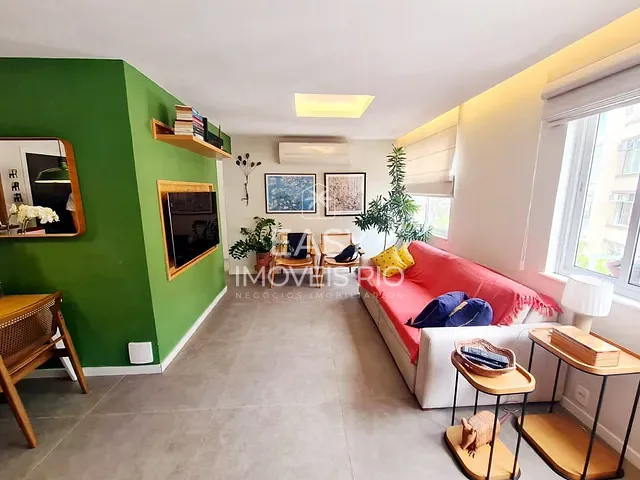 Apartamento com 69m² 2 quartos e 3 banheiros, à venda, no bairro Humaitá em Rio de Janeiro