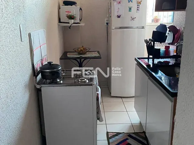 Apartamento com 44m² 2 quartos e 1 banheiro, à venda, no bairro Industrial urbana em Camaçari