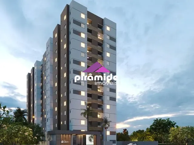 Apartamento com 61m² 2 quartos e 2 banheiros, à venda, no bairro Parque Residencial Flamboyant em São José dos Campos