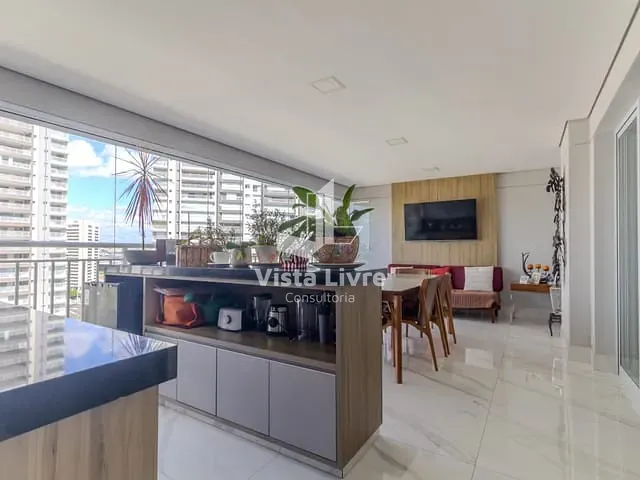 Apartamento com 136m² 2 quartos e 3 banheiros, à venda, no bairro Vila Anastácio em São Paulo