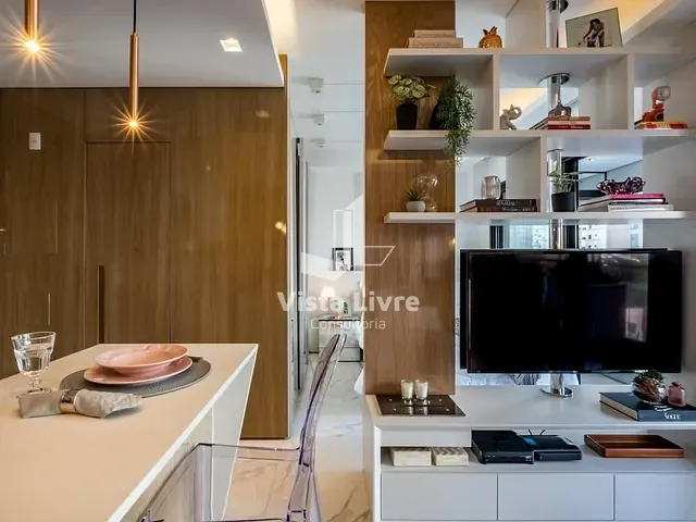 Apartamento com 40m² 1 quarto e 1 banheiro, à venda, no bairro Itaim Bibi em São Paulo
