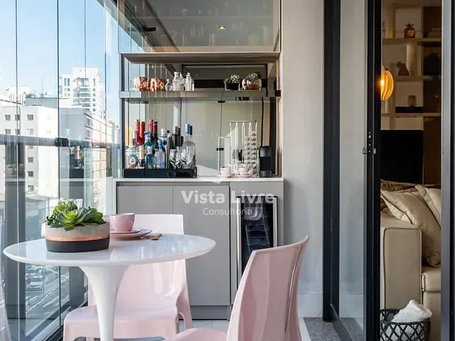 Apartamento com 40m² 1 quarto e 1 banheiro, à venda, no bairro Itaim Bibi em São Paulo