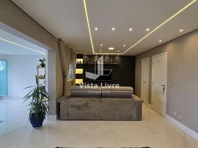 Apartamento com 136m² 3 quartos e 3 banheiros, à venda, no bairro Vila Anastácio em São Paulo