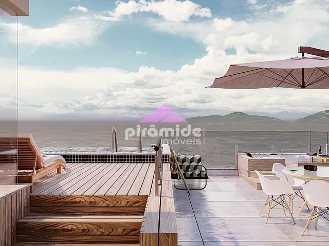 Apartamento com 125m² 3 quartos e 3 banheiros, à venda, no bairro Martim de Sá em Caraguatatuba