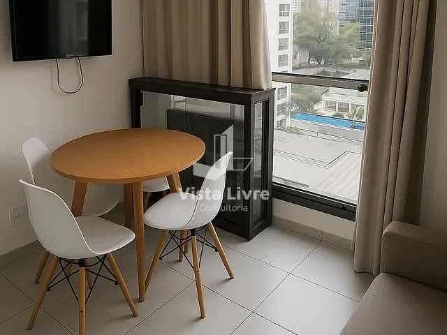Apartamento com 26m² 1 quarto e 1 banheiro, à venda, no bairro Cerqueira César em São Paulo