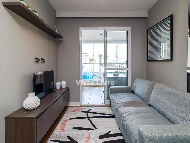 Apartamento com 58m² 1 quarto e 2 banheiros, à venda, no bairro Chácara Santo Antônio (Zona Sul) em São Paulo