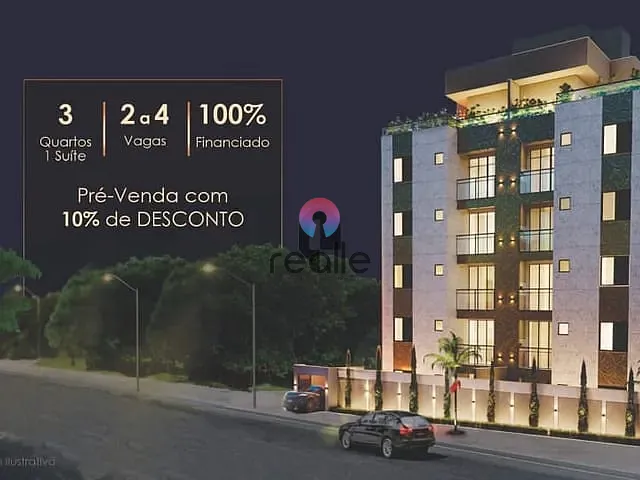 Apartamento com 80m² 3 quartos e 2 banheiros, à venda, no bairro Cabral em Não informado
