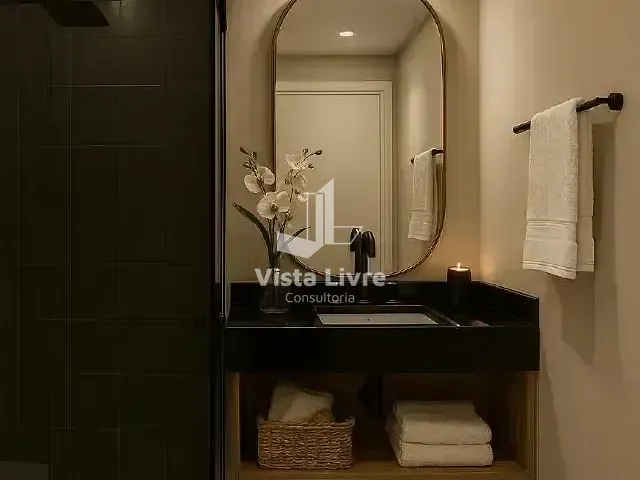 Studio com 26m² 1 quarto e 1 banheiro, à venda, no bairro Brooklin Paulista em São Paulo