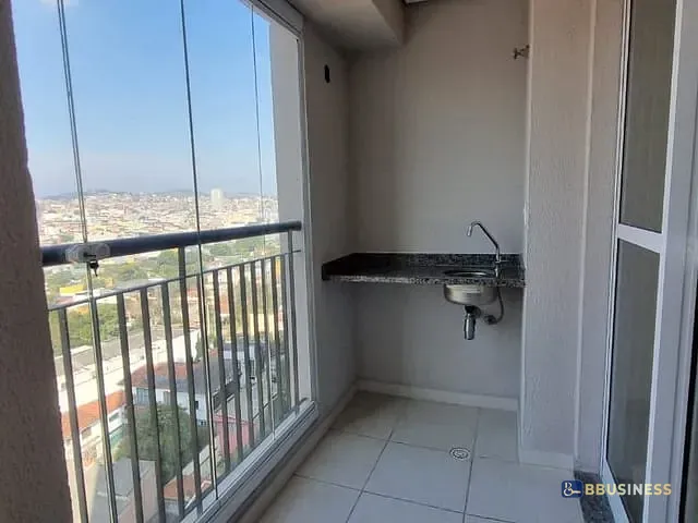 Apartamento com 49m² 2 quartos e 1 banheiro, para alugar, no bairro Vila Pires em Santo André