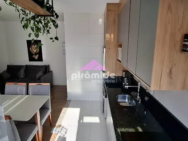 Apartamento com 53m² 2 quartos e 2 banheiros, à venda, no bairro Parque Residencial Flamboyant em São José dos Campos