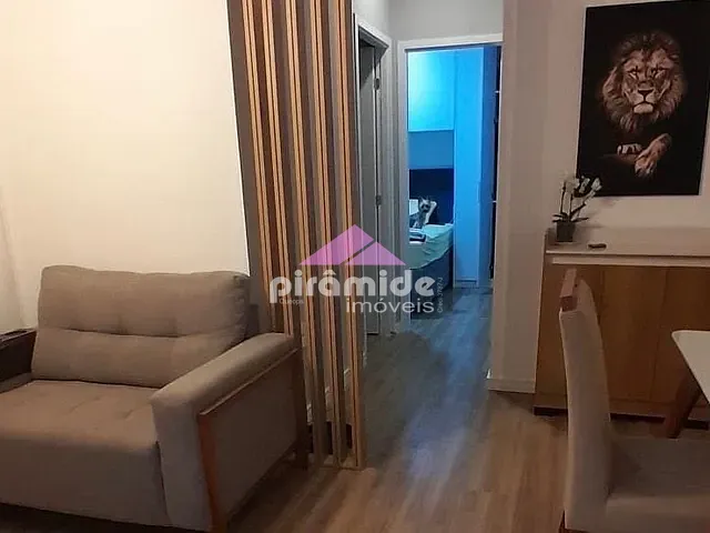 Apartamento com 53m² 2 quartos e 2 banheiros, à venda, no bairro Parque Residencial Flamboyant em São José dos Campos