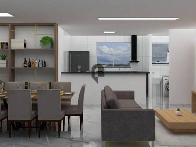 Apartamento com 89m² 3 quartos e 2 banheiros, à venda, no bairro Cabral em Não informado