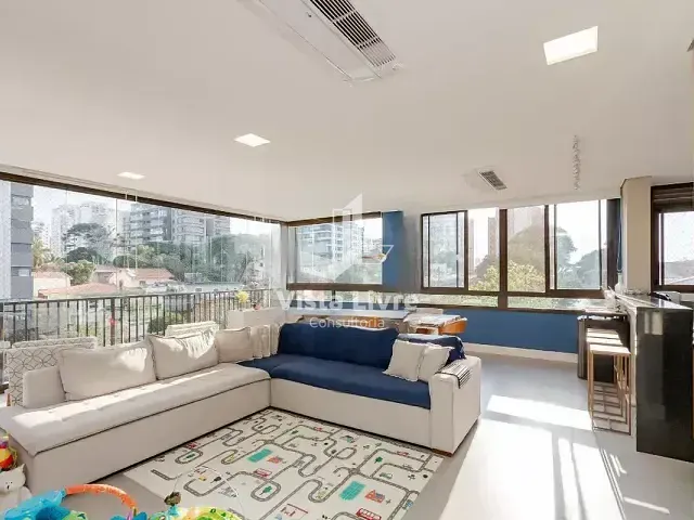 Apartamento com 160m² 3 quartos e 4 banheiros, à venda, no bairro Brooklin Paulista em São Paulo