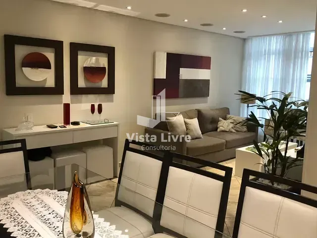 Apartamento com 107m² 3 quartos e 2 banheiros, à venda, no bairro Brooklin Paulista em São Paulo