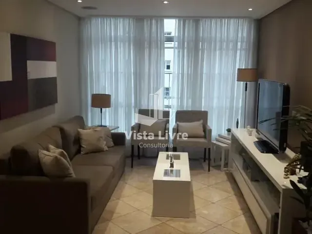 Apartamento com 107m² 3 quartos e 2 banheiros, à venda, no bairro Brooklin Paulista em São Paulo