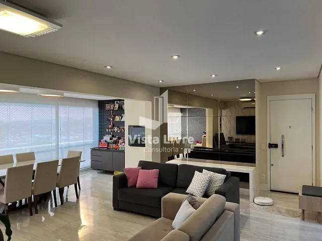 Apartamento com 134m² 3 quartos e 4 banheiros, à venda, no bairro Vila Anastácio em São Paulo