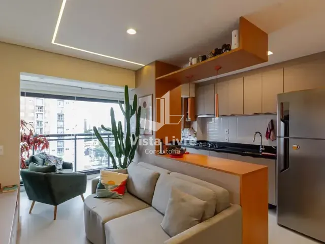 Apartamento com 56m² 2 quartos e 2 banheiros, à venda, no bairro Indianópolis em São Paulo