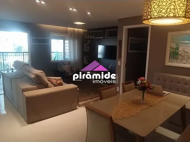 Apartamento com 143m² 3 quartos e 3 banheiros, à venda, no bairro Jardim Aquarius em São José dos Campos