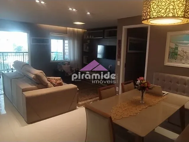 Apartamento com 143m² 3 quartos e 3 banheiros, à venda, no bairro Jardim Aquarius em São José dos Campos