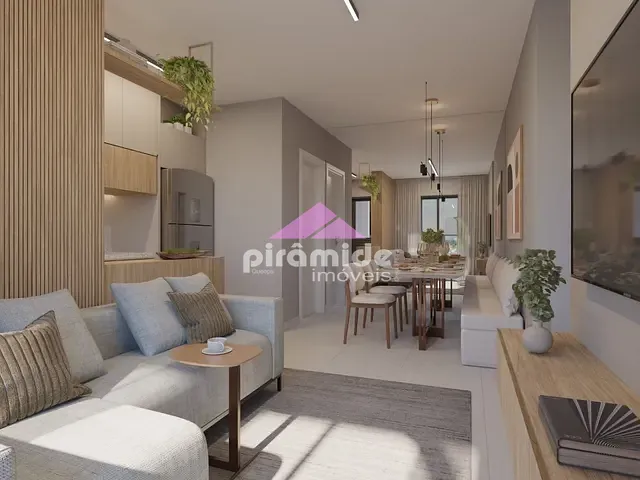 Apartamento com 66m² 3 quartos e 2 banheiros, à venda, no bairro Parque Industrial em São José dos Campos