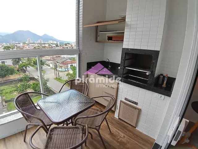 Apartamento com 75m² 2 quartos e 2 banheiros, à venda, no bairro Indaiá em Caraguatatuba