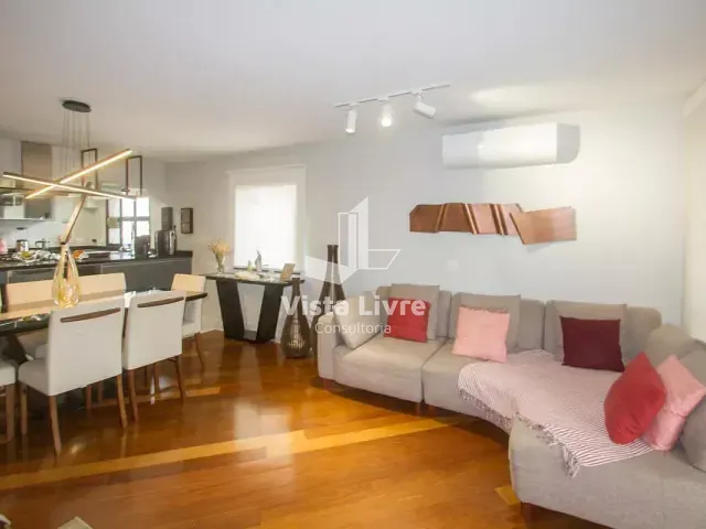 Apartamento com 150m² 3 quartos e 3 banheiros, à venda, no bairro Brooklin Novo em São Paulo