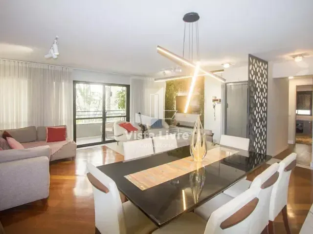 Apartamento com 150m² 3 quartos e 3 banheiros, à venda, no bairro Brooklin Novo em São Paulo